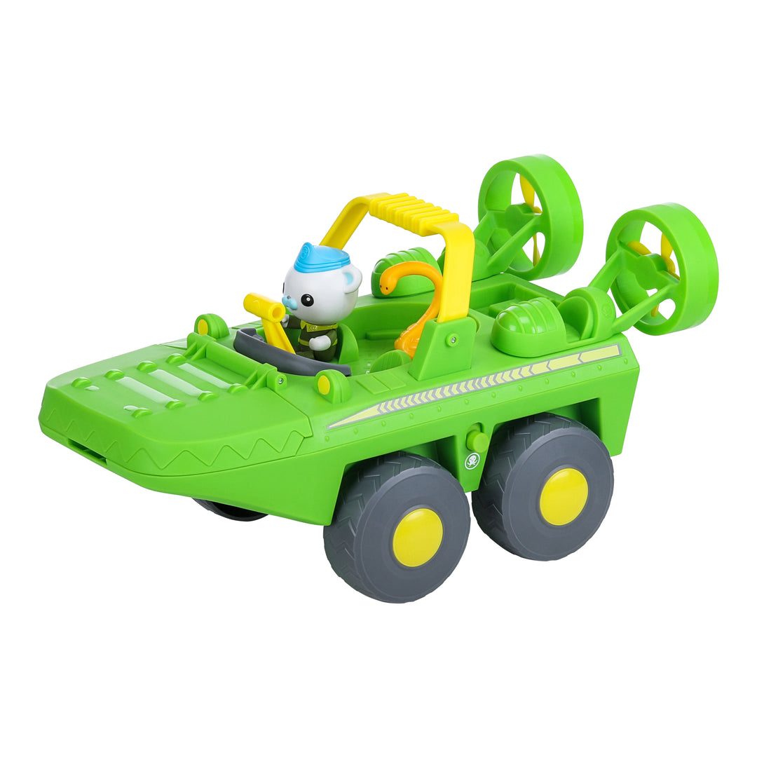 Octonauts Series 3 Gup-K deluxe vehicle with Captain Barnacles figure, featuring removable swamp speeders for ultimate adventure play.