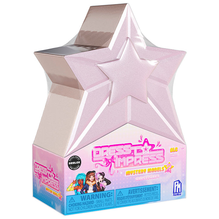 Dress To Impress Series 3 Mystery Doll with Exclusive DLC Code in star-shaped packaging.