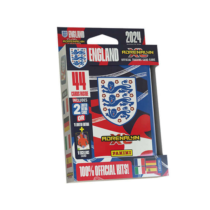 England Adrenalyn XL 2024 Trading Cards Box with Official Kits and Collector Edition from Earthlets.com