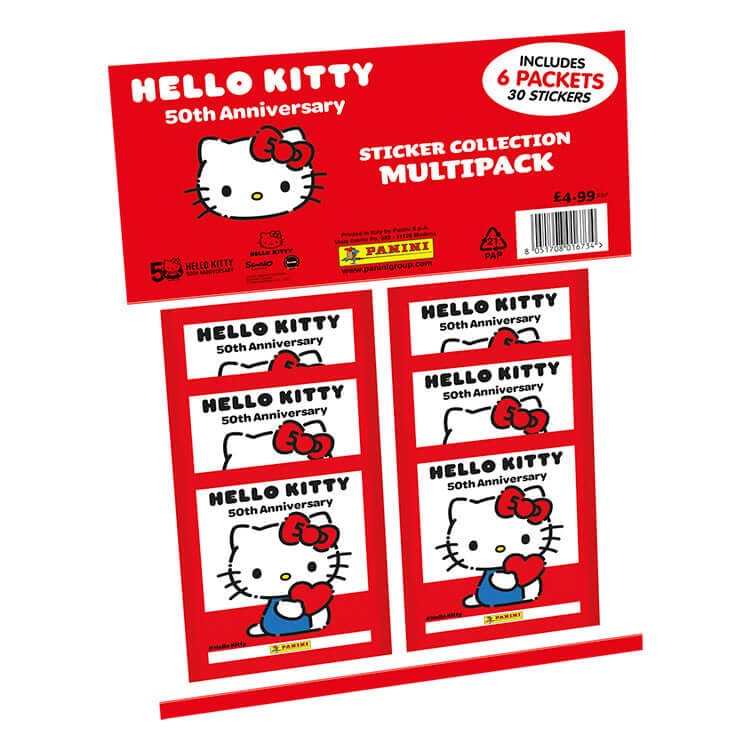 Hello Kitty 50e verjaardag stickercollectie