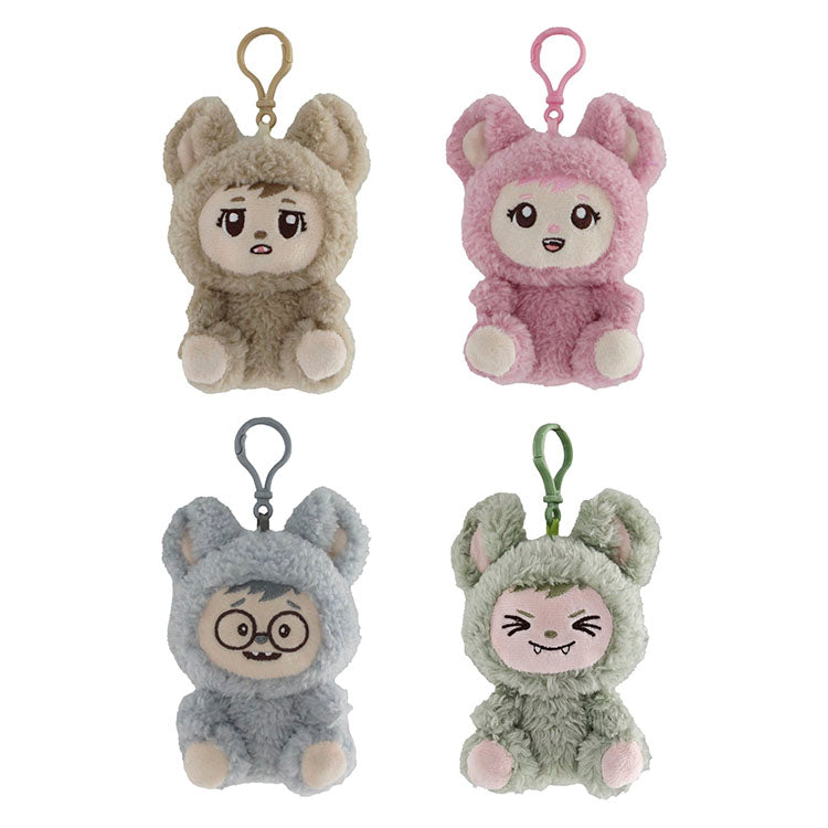 Zuzu &amp; Friendz Series 3 Soft Sherpa 4" Collectable Plush Keychain Blind Box Assortment