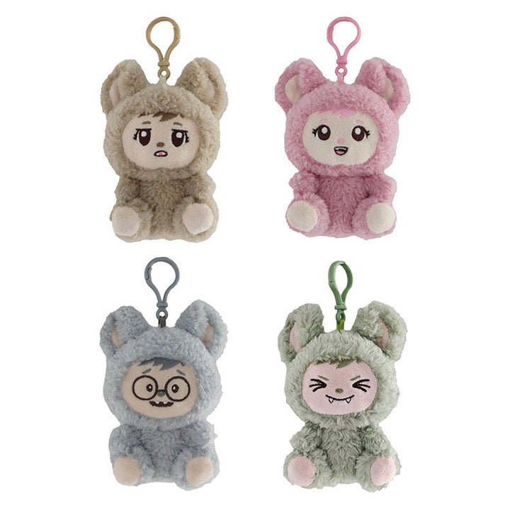 Zuzu &amp; Friendz Series 3 Soft Sherpa 4" Collectable Plush Keychain Blind Box Assortment