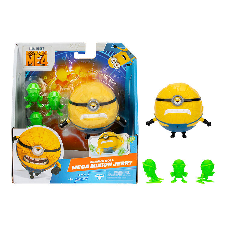 Figurine d'action 4 pouces Moi, moche et méchant 4 Mega Minion - Jerry