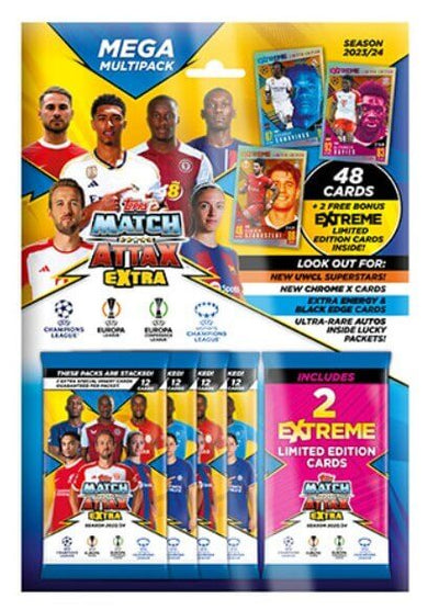 Topps Match Attax Extra 2024 Size: Mega Multipack Trading Card Collection Earthlets