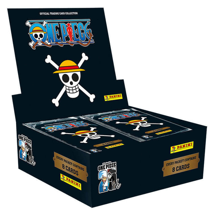 One Piece Trading Card Collection box set featuring pirate-themed cards, ideal for fans and collectors.