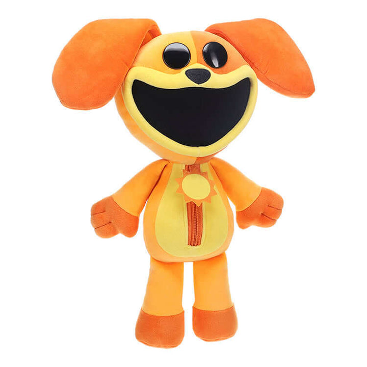 Poppy Playtime DogDay Deluxe Plush, 12" smiling critter toy, high-quality fabric, perfect for playtime cuddles.