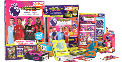 Premier League 2024/25 Adrenalyn XL Trading Card Game by Panini with official cards, starter packs, and collector items.