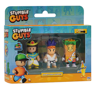 PMI| Stumble Guys Collectible Figures 3PK Window Box | Earthlets.com |  | Mini Figures