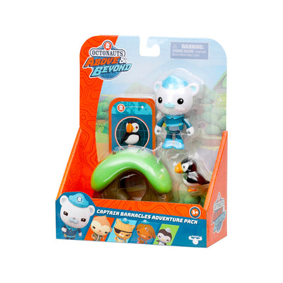 Octonauts Series 1 Deluxe Figure - Captain Barnacles Adventure Pack with Puffins and Accessories in Box