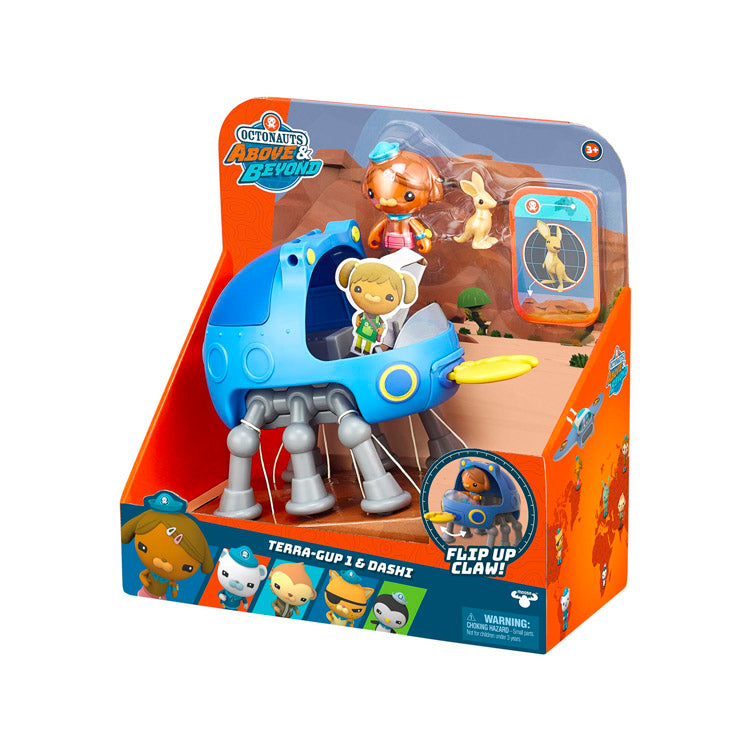 Octonauts Series 1 Dashi Terra Gup 1 Figure and Vehicle Set in Packaging