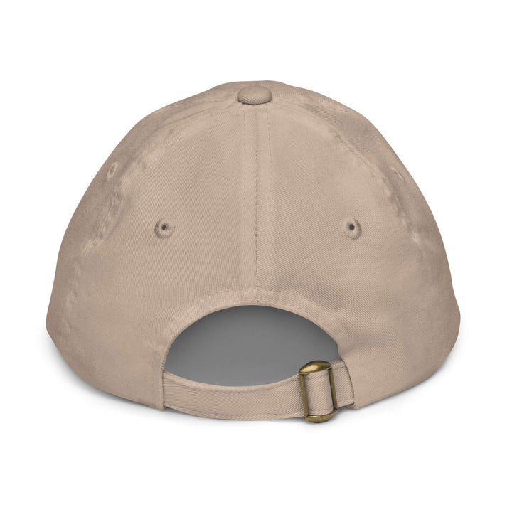 Back view of AFK Youth baseball cap showing adjustable strap and breathable eyelets.