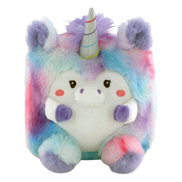Cutie Cubes 5.5" Plush Assortment - colorful unicorn plush toy with soft textures and charming details.