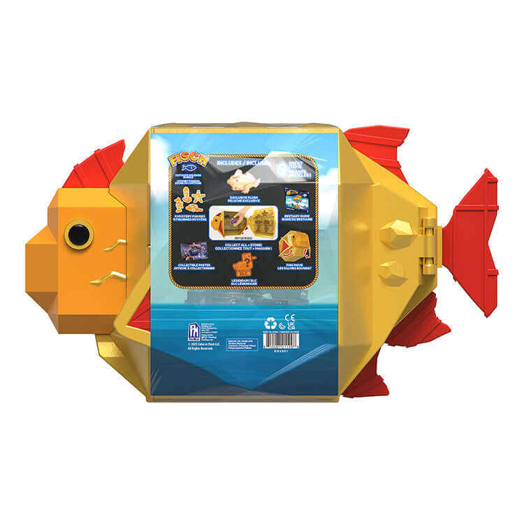Fisch Captain’s Goldfish Collector Bundle case with vibrant design showcasing compartments and included accessories.
