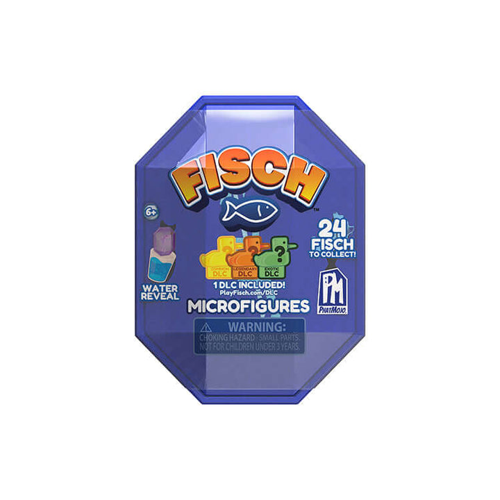 Fisch Series 1 Microfigure Pack featuring a gem capsule for water reveal and 24 sea creatures to collect.