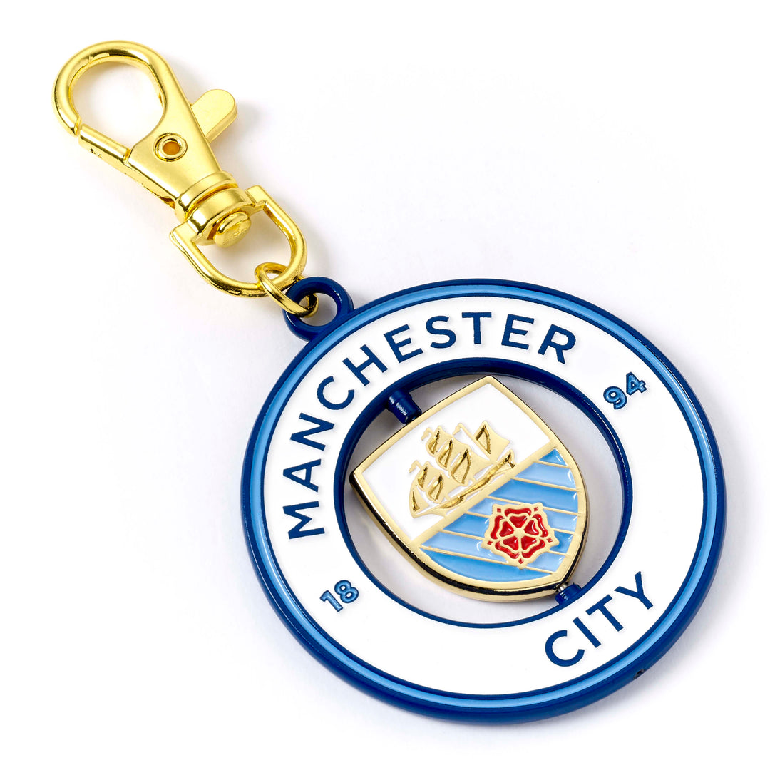 Manchester City Football Club Spinning Logo Backpack Hanger