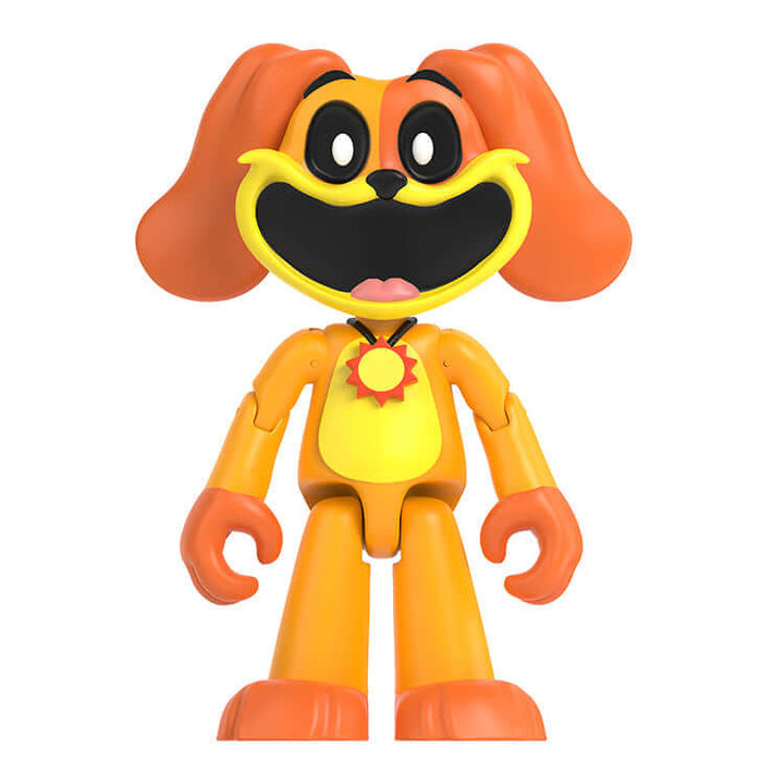 Poppy Playtime Series 3 Smiling Critters Action Figure 2PK featuring DogDay smiling figure in vibrant colors.