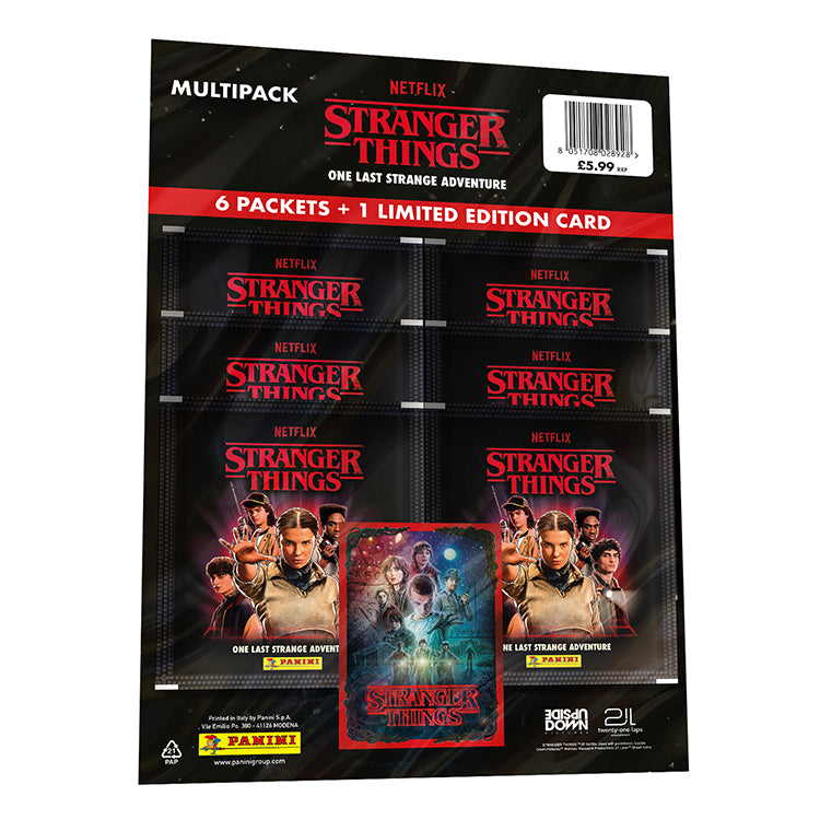 Panini Stranger Things Cromos 2022 - Starter Pack Caja de 36 sobres