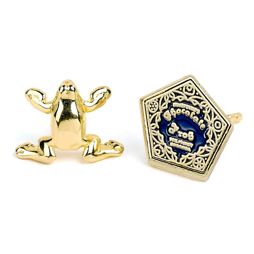 Official Harry Potter Chocolate Frog Gold Plated Stud Earrings