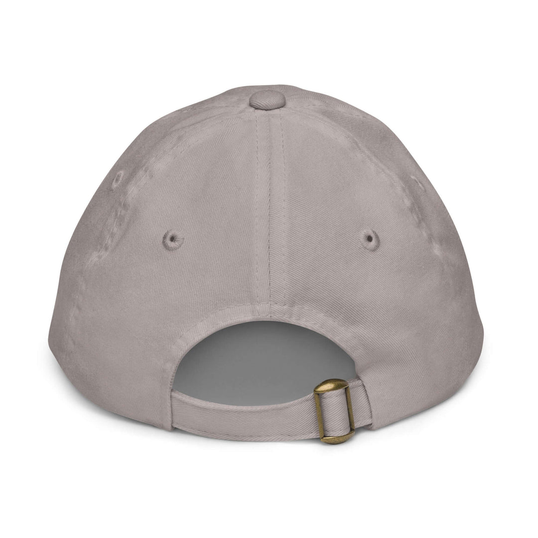 Back view of the XP Grinder Youth baseball cap showcasing adjustable strap and eyelets for breathability.