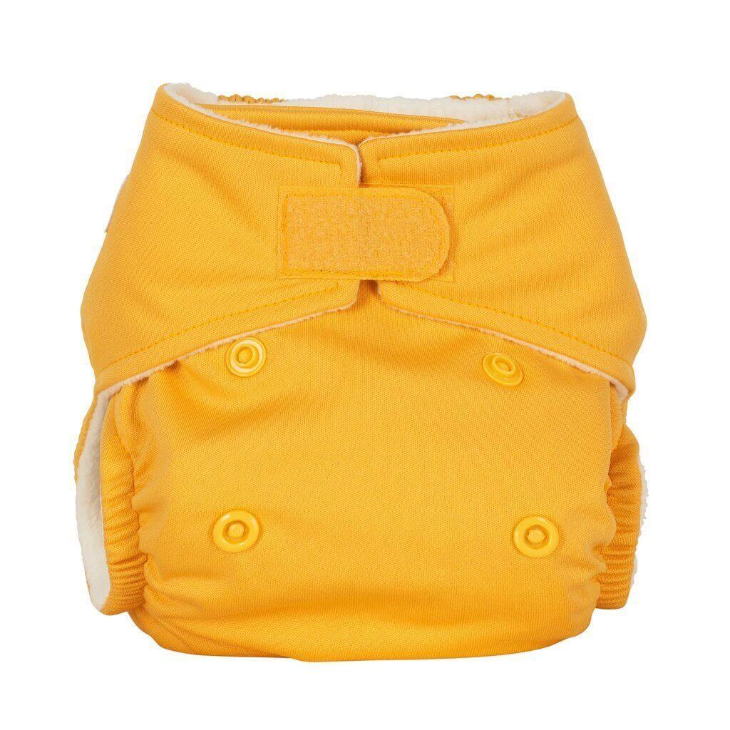 Baba + Boo One Size Reusable Nappy - Plain Colour: Cotton reusable nappies all in one nappies Earthlets