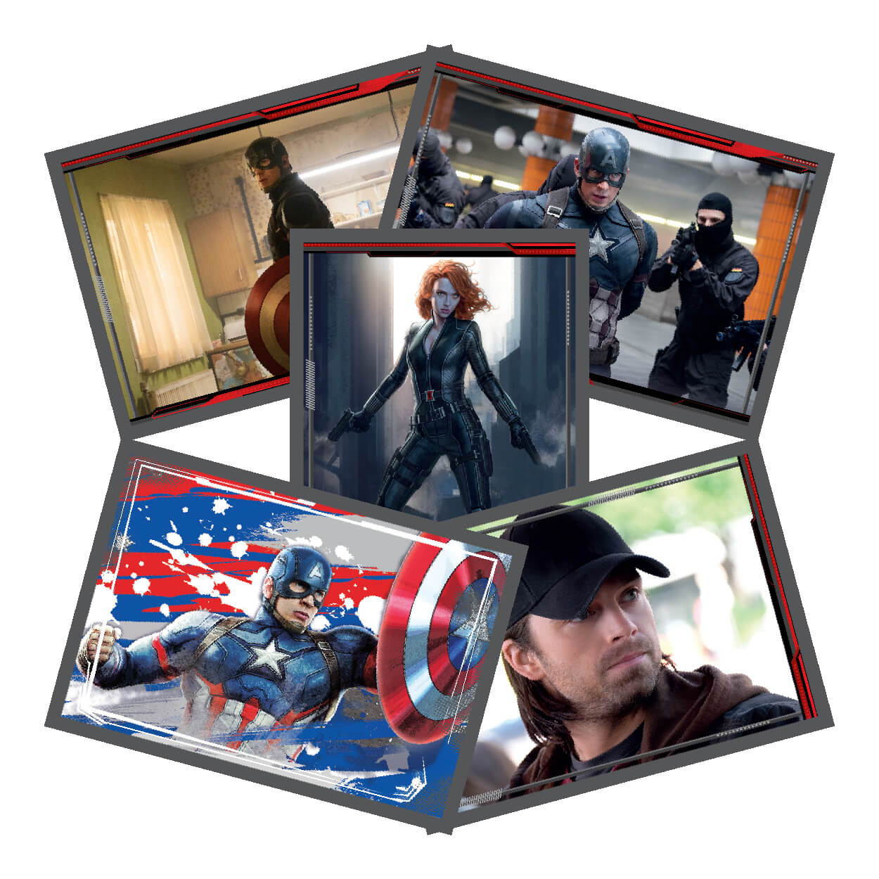 PaniniCaptain America Movie Sticker CollectionProduct: PacksSticker CollectionEarthlets