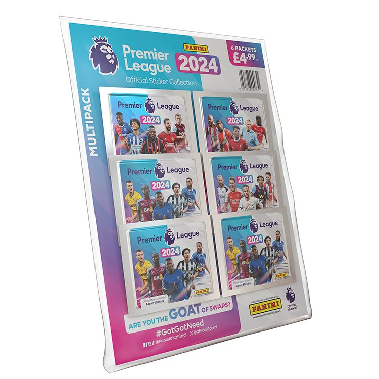 PaniniPremier League 2023/24 Sticker CollectionProduct: Multipack (6 Packs)Sticker CollectionEarthlets