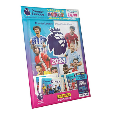 PaniniPremier League 2023/24 Sticker CollectionProduct: Starter Pack (5 Packs)Sticker CollectionEarthlets