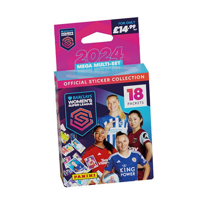 PaniniBarclays Women’s Super League 2023/24 Sticker CollectionProduct: Mega Multiset (18 Packs)Sticker CollectionEarthlets