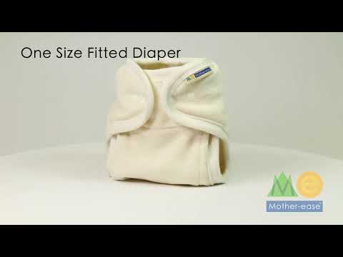 Mother-ease Air Flow Cover White Colour: White size: S reusable nappies Earthlets