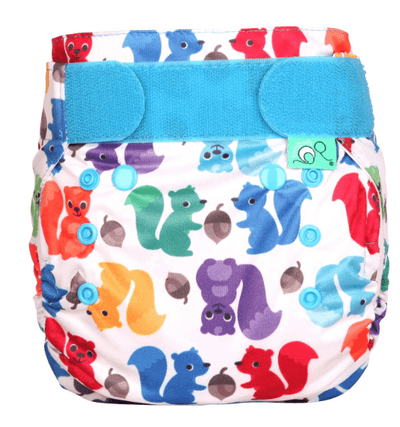 Tots Bots Bamboozle Nappy Wrap Colour: Nutty Size: Size 1 (6-18lbs) reusable nappies Earthlets
