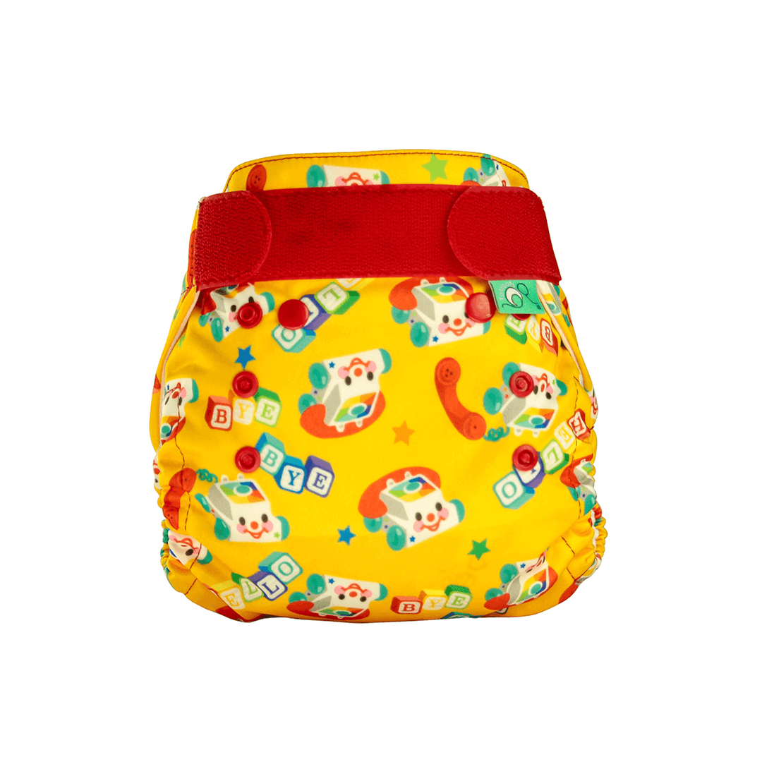 Tots Bots Bamboozle Nappy Wrap Colour: Above the Clouds Size: Size 1 (6-18lbs) reusable nappies Earthlets