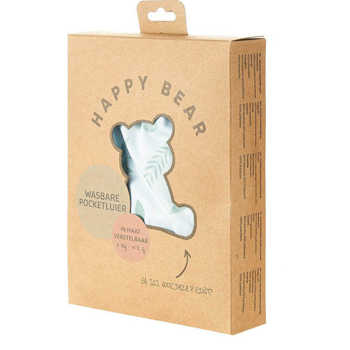 HappyBear One Size Pocket Nappy Colour: Bees reusable nappies Earthlets