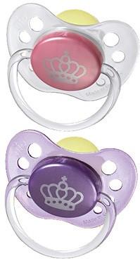 nip| Soother Spacy Purple 0-6 Months - 2 Pack | Earthlets.com |  | baby care soothers & dental care