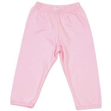 Organics For Kids Baby Leggings Organic Light Pink - 6-12 Months Colour: Pink clothing Earthlets