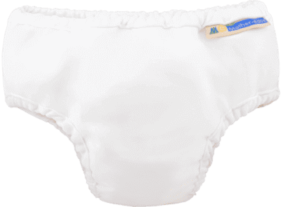 Mother-ease Big Kid Training Pants Colour: White Size: L potty training reusable pants Earthlets