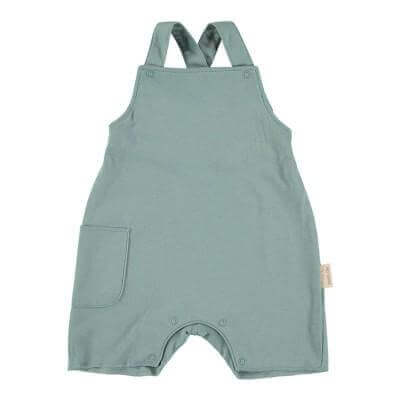 Petit Oh! Dungarees Colour: Green Age: 0-3 Months clothing Earthlets