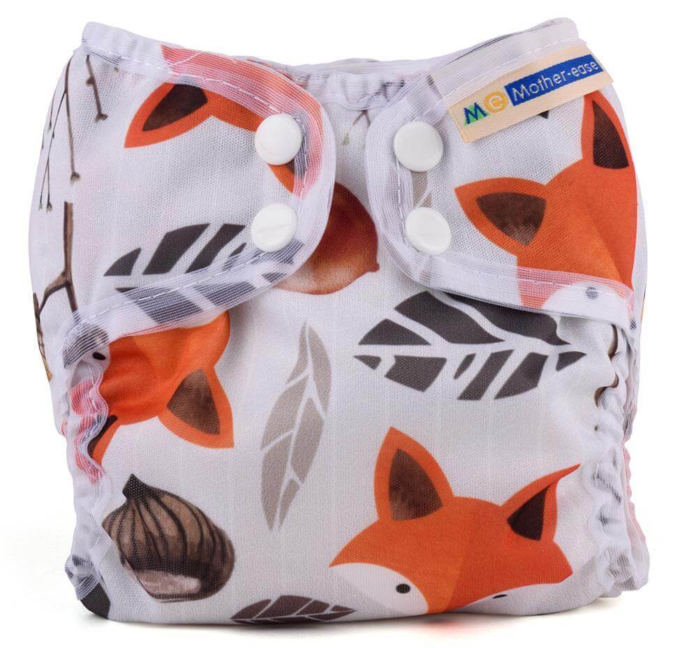 Mother-ease Wizard Uno Stay Dry - Newborn Colour: Dino Size: XS reusable nappies all in one nappies Earthlets