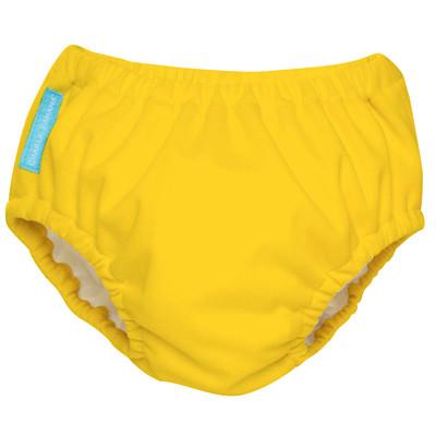 Charlie Banana Reusable Swim Nappy Colour: Fluorescent Yellow Size: Medium reusable swim nappies Earthlets