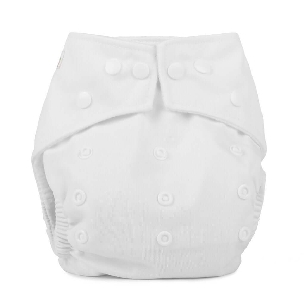 Baba + Boo One Size Reusable Nappy - Plain Colour: Cotton reusable nappies all in one nappies Earthlets
