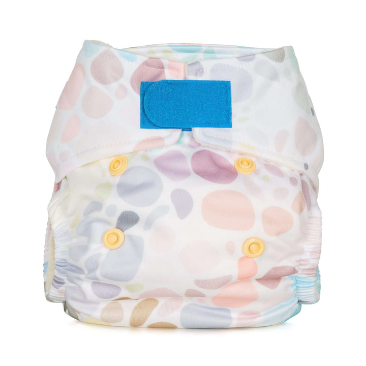 Baba + Boo Newborn Reusable Nappy - Prints Colour: Pebbles reusable nappies all in one nappies Earthlets