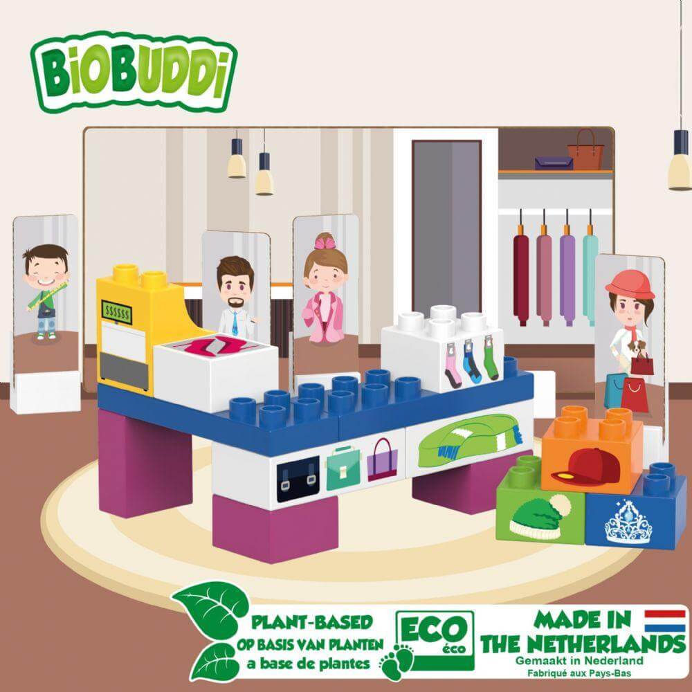 BioBuddi Environmentally Friendly Building blocks Fashion Store age 1.5 to 6 years play educational toys Earthlets