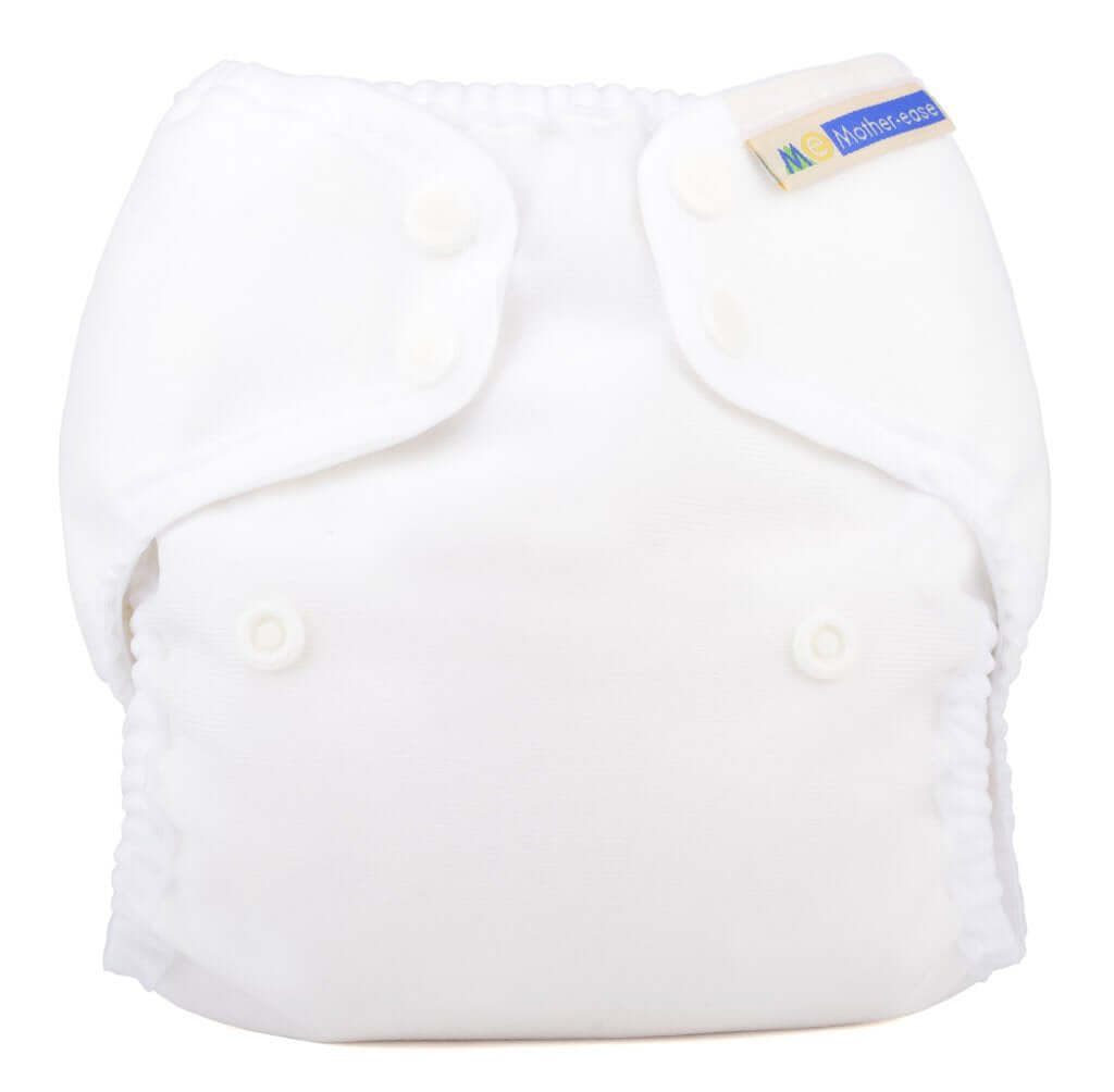 Mother-ease Wizard Duo Cover Colour: White Size: XS reusable nappies Earthlets